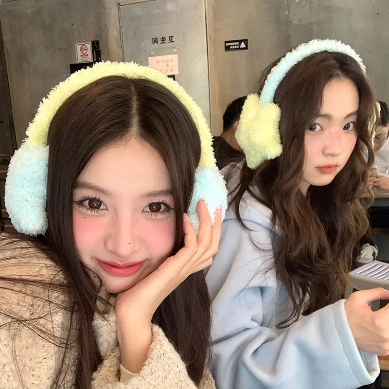 Orejas de felpa de estrella Kawaii