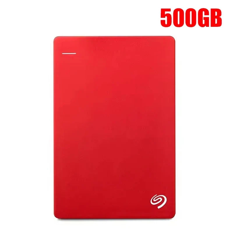 For Seagate External Hard Disk, 500GB/1TB/2TB, Ultra-Thin 2.5" Portable HDD, High-Speed for Fast Storage & Secure Backup