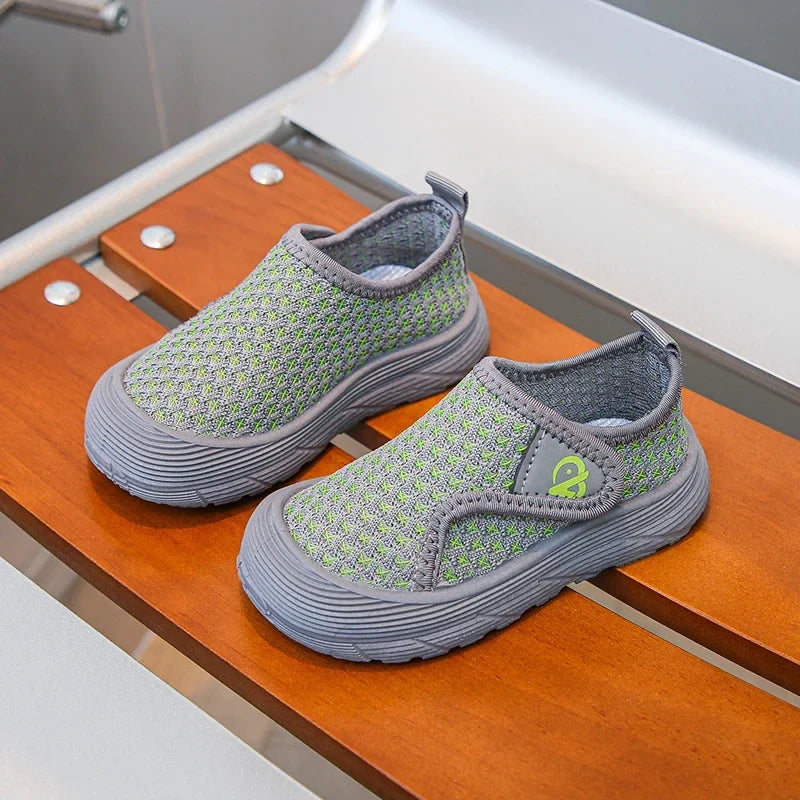 Students Casual Shoes Mesh Breathable Children Tennis Shoes Soft Bottom Comfortable 2025 New Fashion Kids Sports Shoes Non-slip
