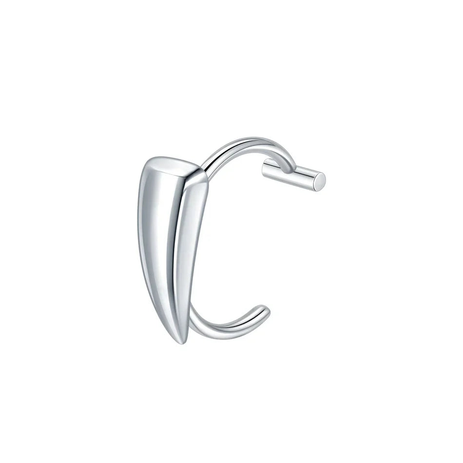 1PC Stainless Steel Fake Nose Ring Hoop Septum Rings Non-Pierced C