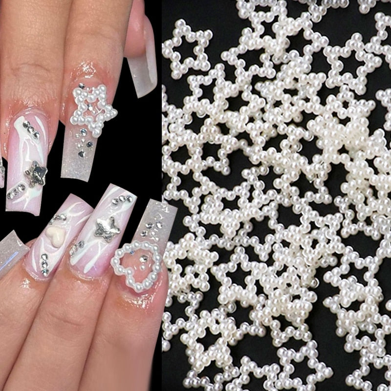 Pearl Nail Charms