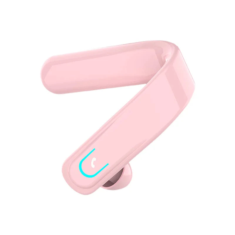 Bluetooth Business Headset Wireless Bluetooth5.0 Earphone Waterproof Sport Earhook Headphone HIFI Stereo Earbuds with Microphone
