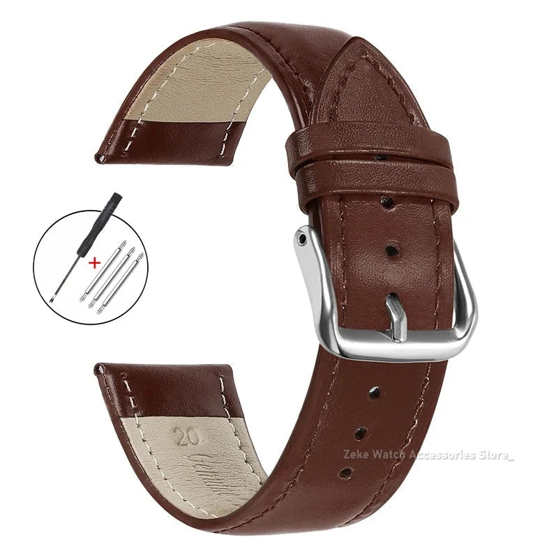 Motorola Moto Watch Slim Calfskin Band, Spring Bars & Tool