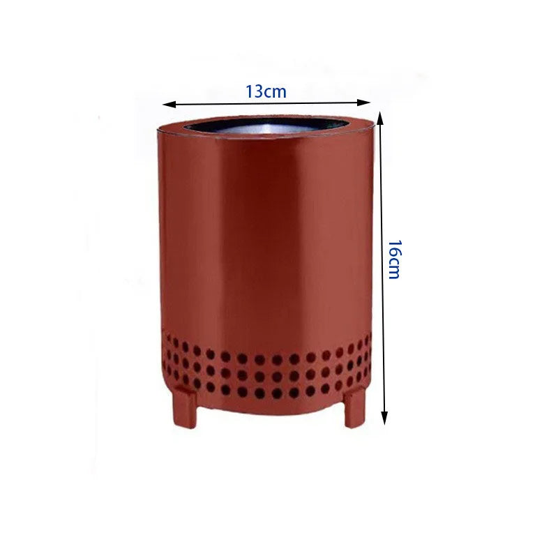 Camping Stove Tabletop Pit With Stand Outdoor Fireplaces Heater For Backpacking Hiking Traveling BBQ Portable