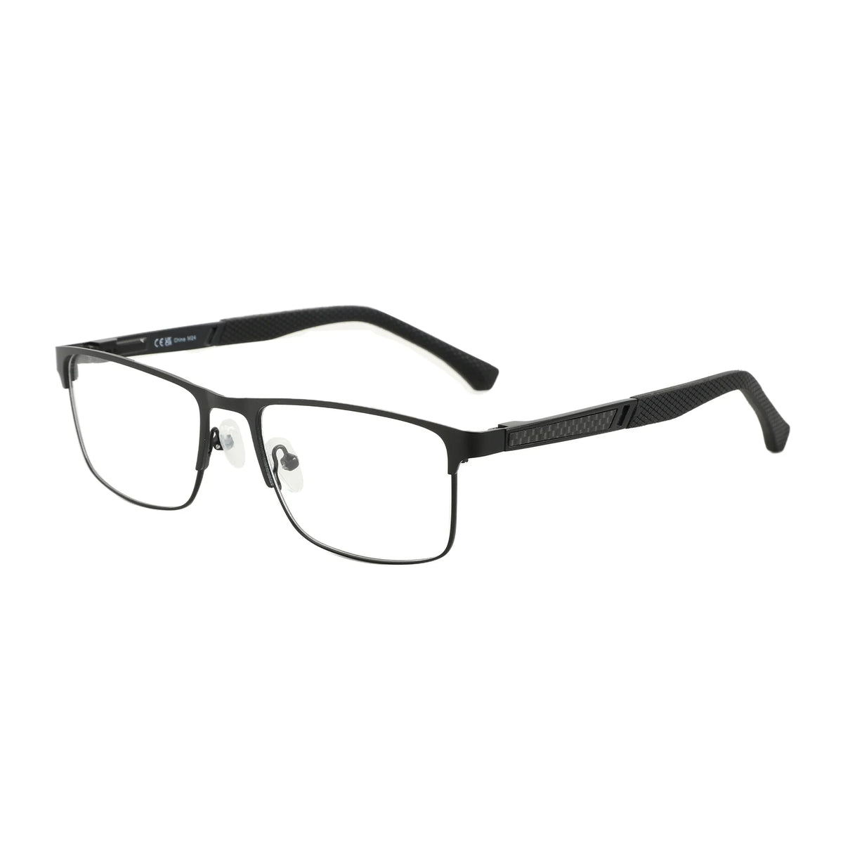 ZENOTTIC Anti Blue Light Reading Glasses for Men Computer Readers Trendy Square High-quality Metal Frame Anti Glare Presbyopic