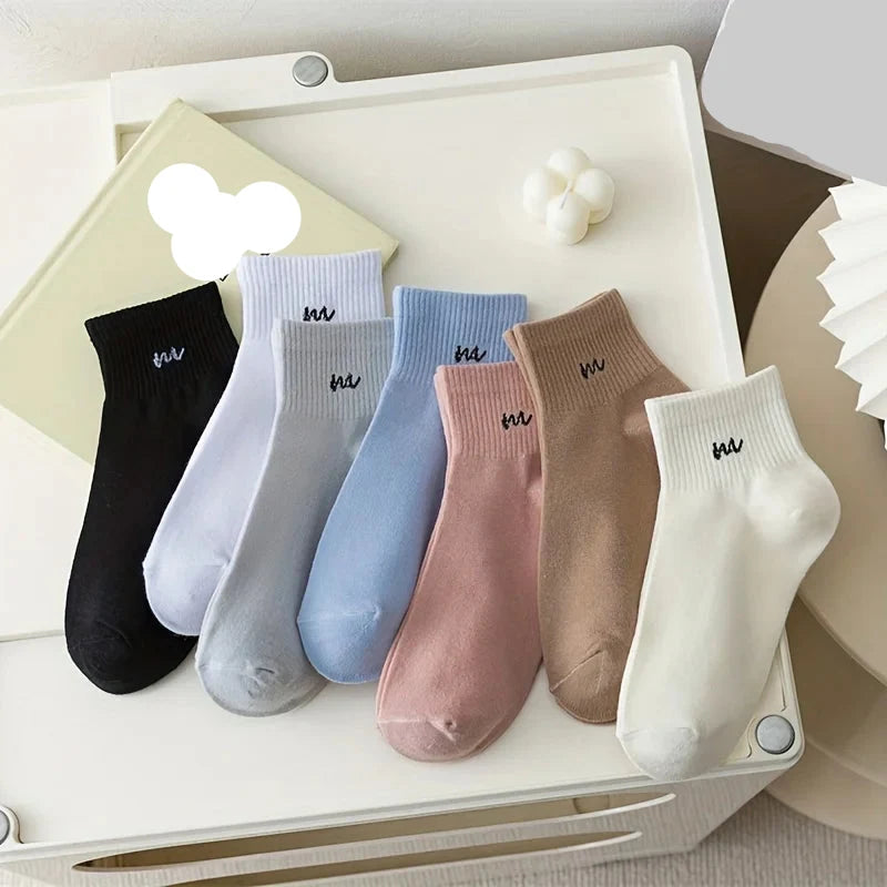 Comfortable & Breathable Letter Print Socks
