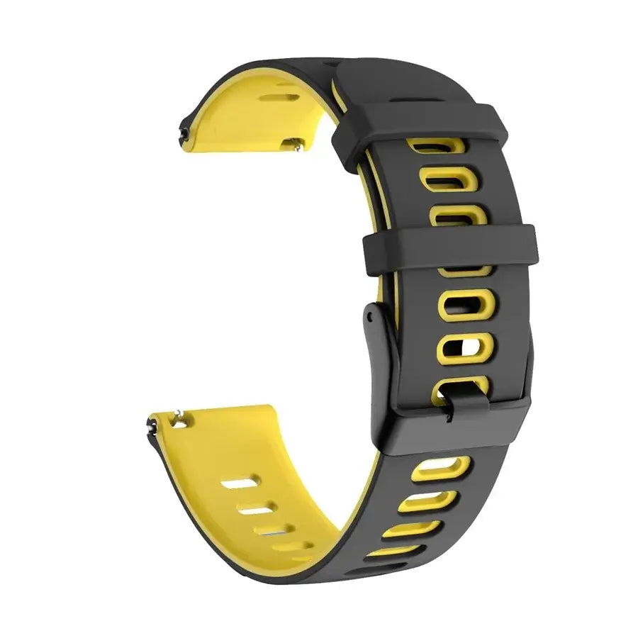 Amazfit Balance, GTR, GTS & Bip Two-Tone Rectangle-Hole Silicone Band
