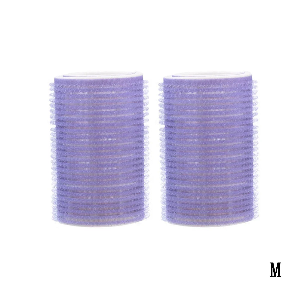 Plastic Hair Rollers Self Adhesive Manual Hair Curler No Heat Hair Rollers Long-lasting Fluffy Styling Hair Styling Tool