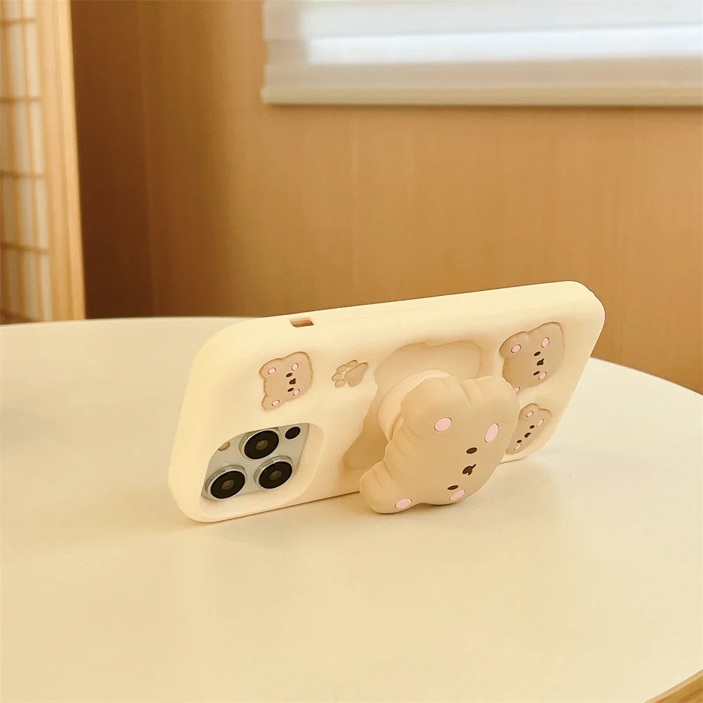 Funda de iPhone de oso linda