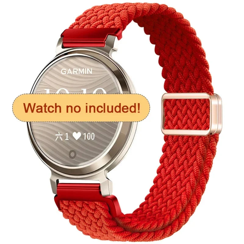 Garmin Lily 2 & 2 Active 14mm Braided Nylon Magnetic Band
