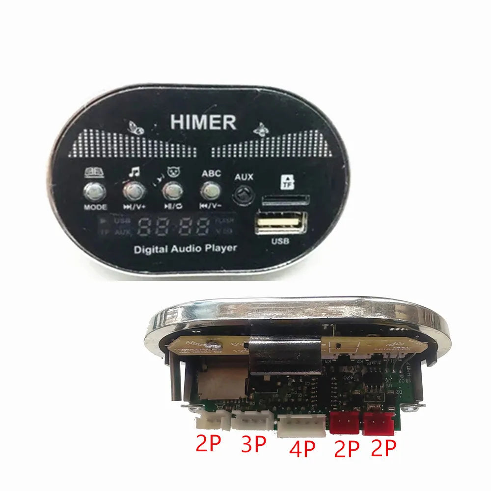 Children's electric car Bluetooth music player with USB interface MP3 music version chip, 12V music player speaker accessories