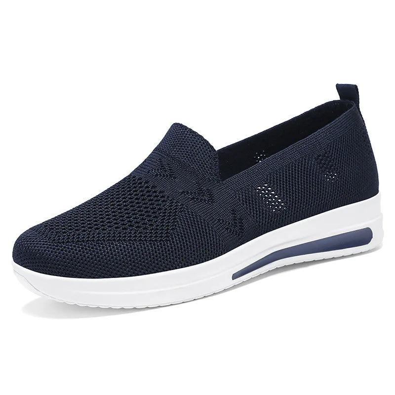 Spring New Women's Sports Shoes, Fashionable, Breathable, Lightweight, Non-slip, Wear-resistant, Casual Sports Shoes, Flat Shoes