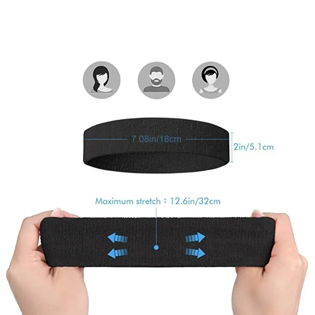 Moisture Wicking Headbands for Men & Women