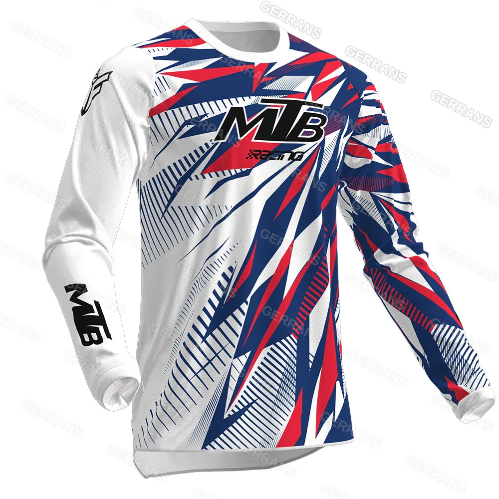 Mtb Downhill Jersey Mountain Bike T-Shirt Motorcycle Offroad DH Gerrans Mtb Jersey Motocross Shirt Sweatshirt Sportwear Clothing