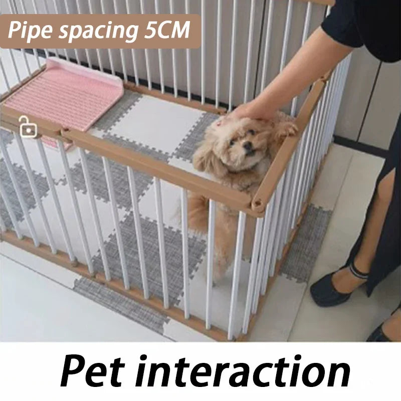 68CM in High Dog Fence Barrier Indoor DIY Poodle Teddy Fences Freely Combined Thickened Rabbit Cage Spliced Pet Guardrails