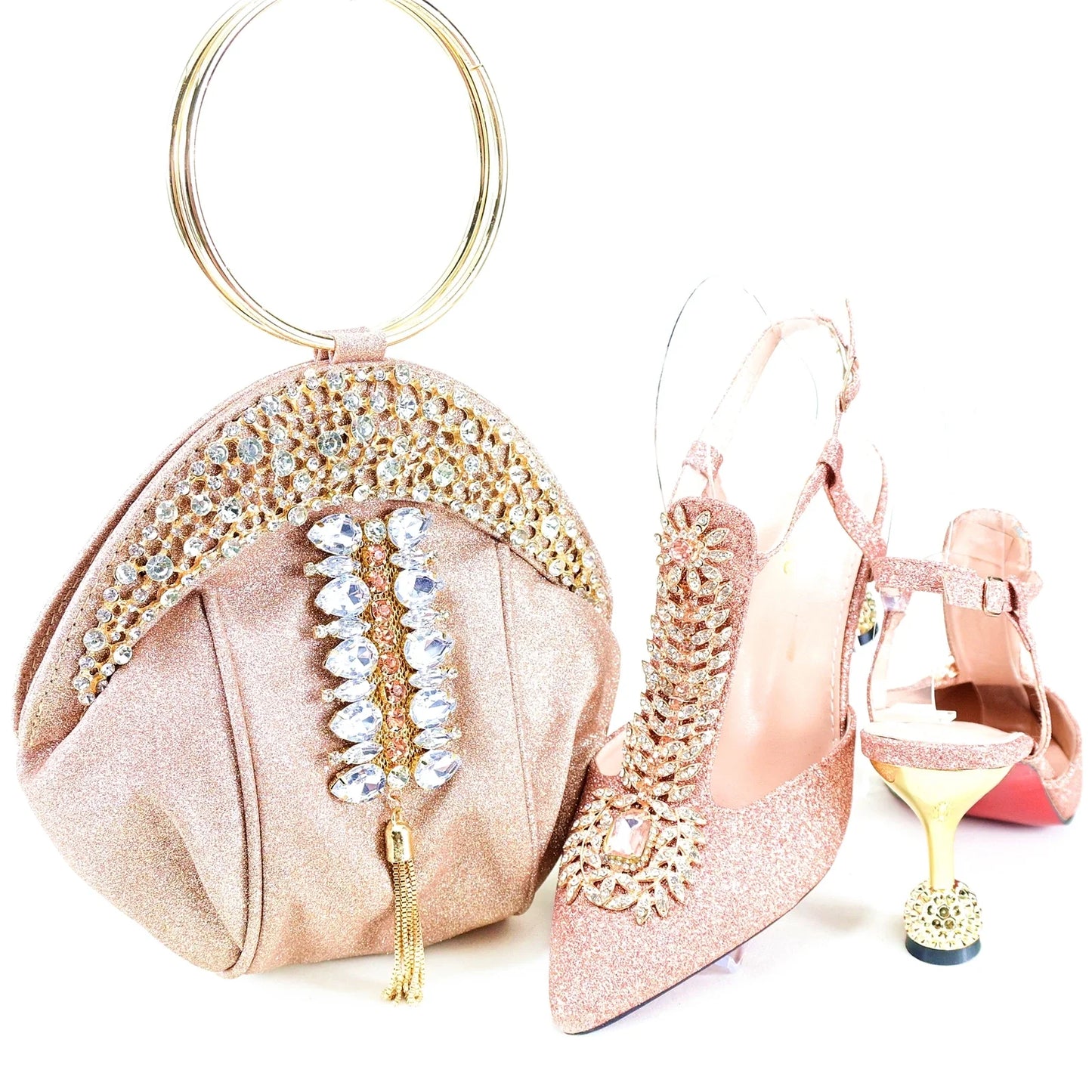 Conjuntos italianos de zapatos y bolsos HRT1-33