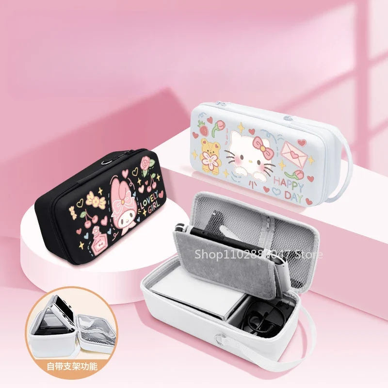 Suitable for Switch 2 Storage Bag. NS/OLED Large-capacity Console Storage with Built-in Stand for Holding Chargers