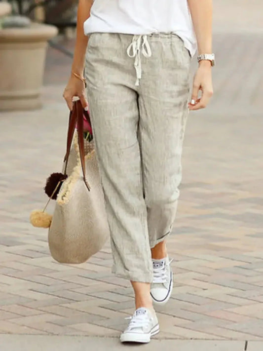 Pantalones Anchos de Algodón Y2K – Pantalones Baggy de Cintura Alta Estilo Urbano