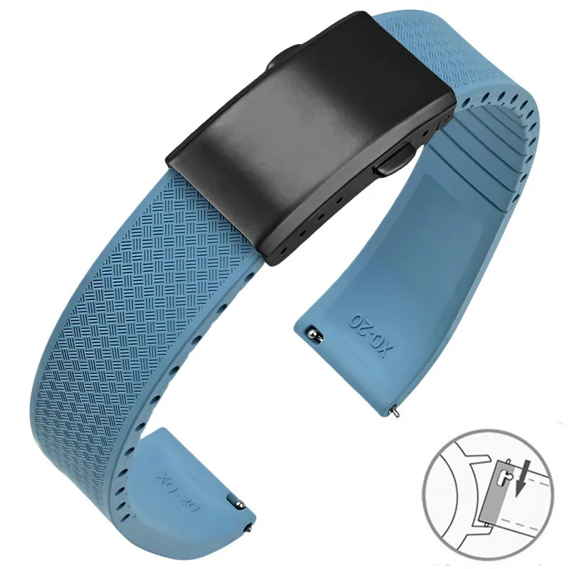 COROS PACE & APEX FKM Rubber Band with Folding Clasp