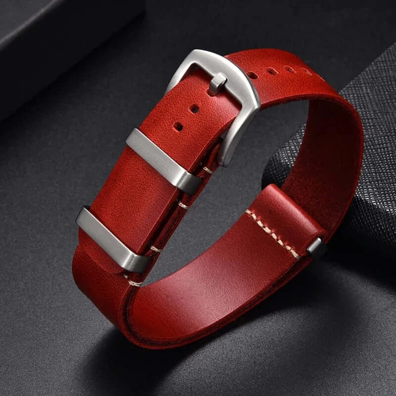 Ticwatch Leather Band - Premium Textured Design