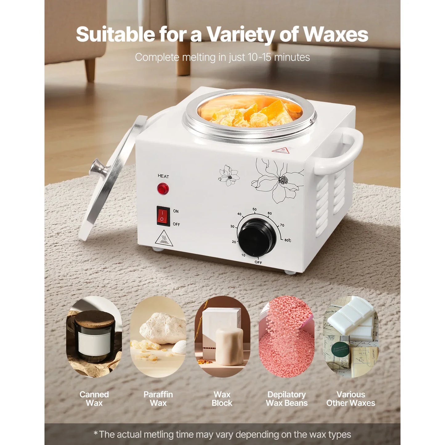 Wax Warmer Paraffin Heater Electric For Home Use Spa