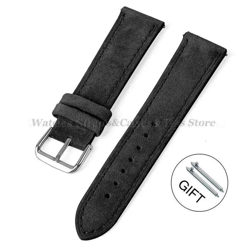 COROS PACE & APEX Suede Leather Band with Tonal Stitching