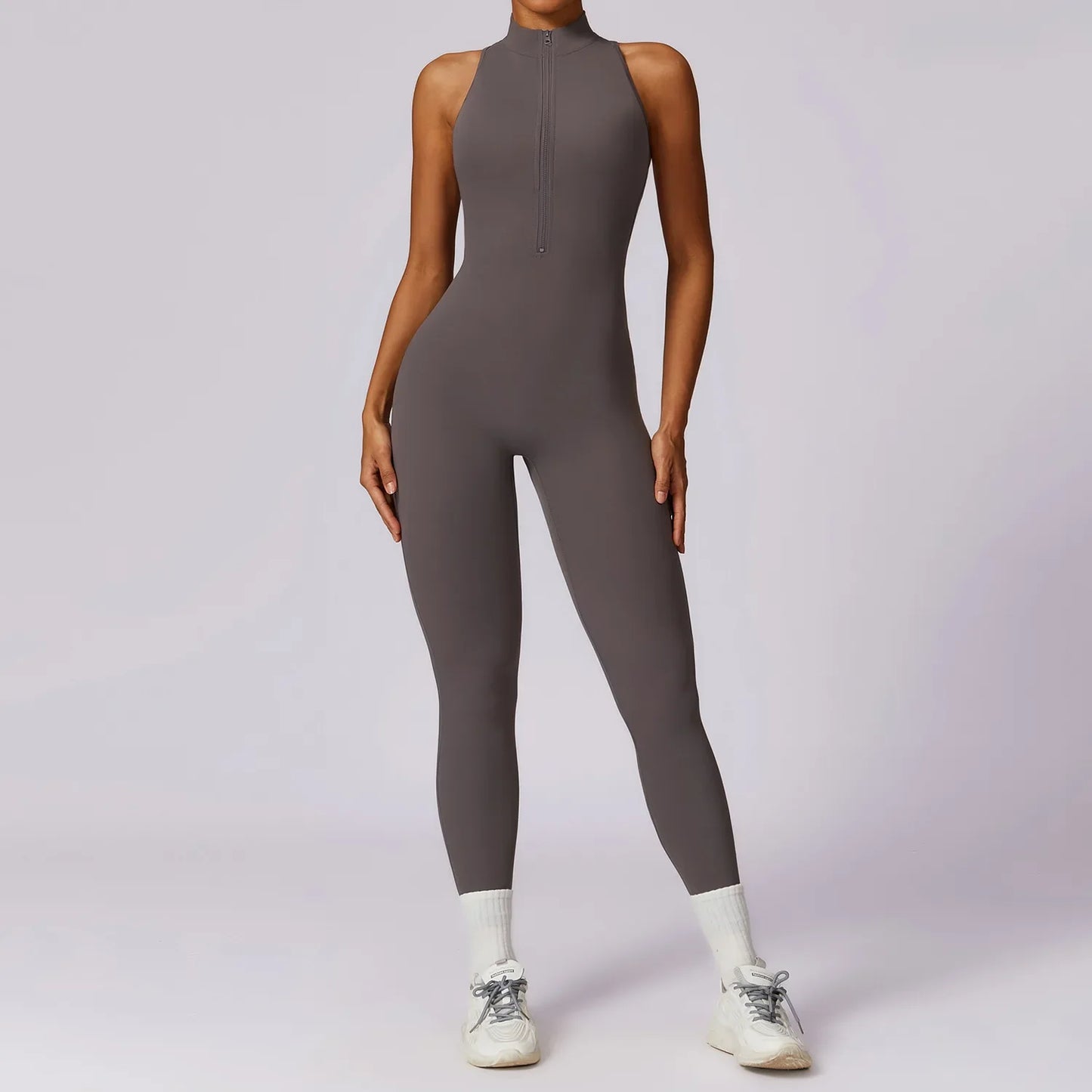 Mono de yoga ZipFit: Conjunto de ropa deportiva para mujer