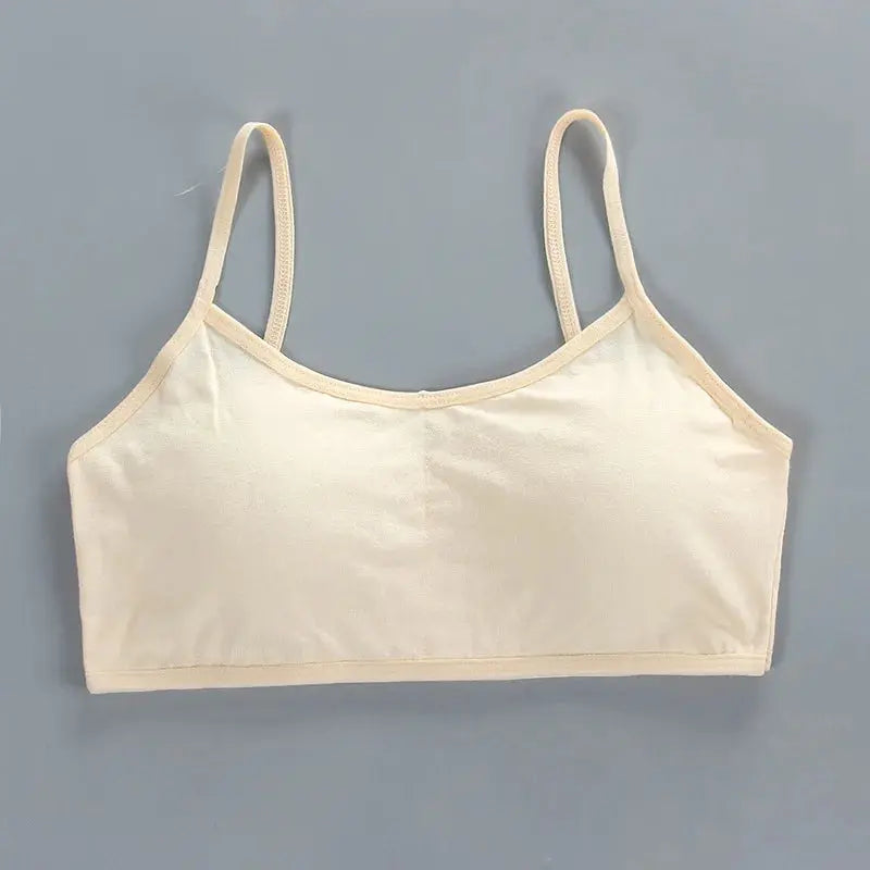 Girls Breathable Cotton Bras