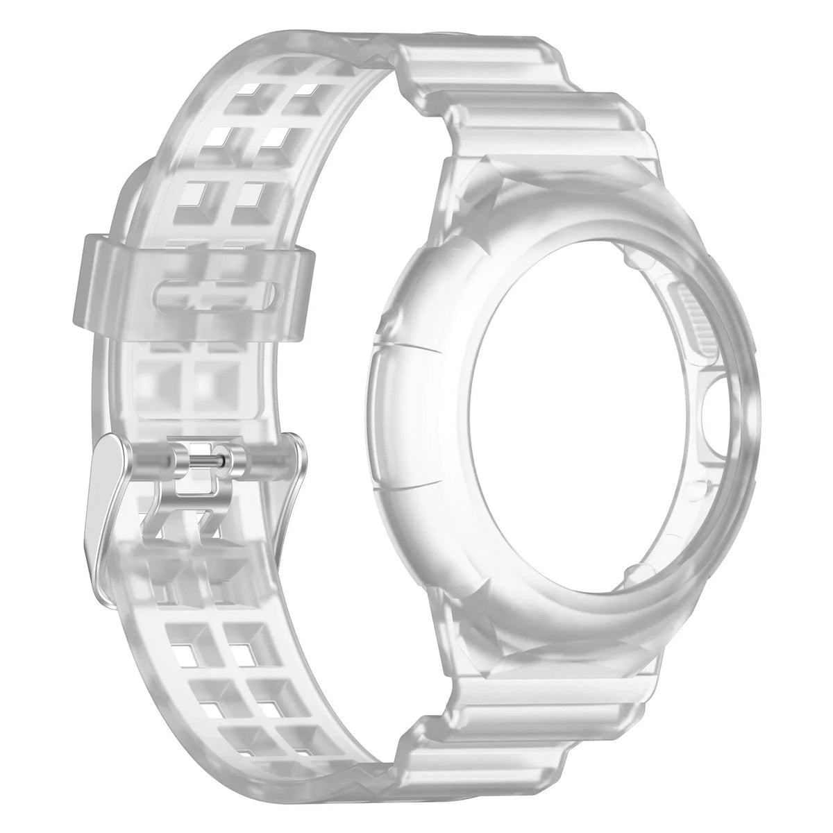Google Pixel Watch 3, 2 & 1 41mm Clear TPU Band with Built-In Case