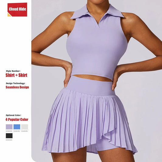Conjunto de ropa deportiva de yoga para mujer
