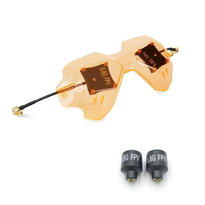 5.8 GHz Directional Antenna Protective Shell with Stubby High Gain Antenna Combo Set HD for DJI FPV Goggles V2
