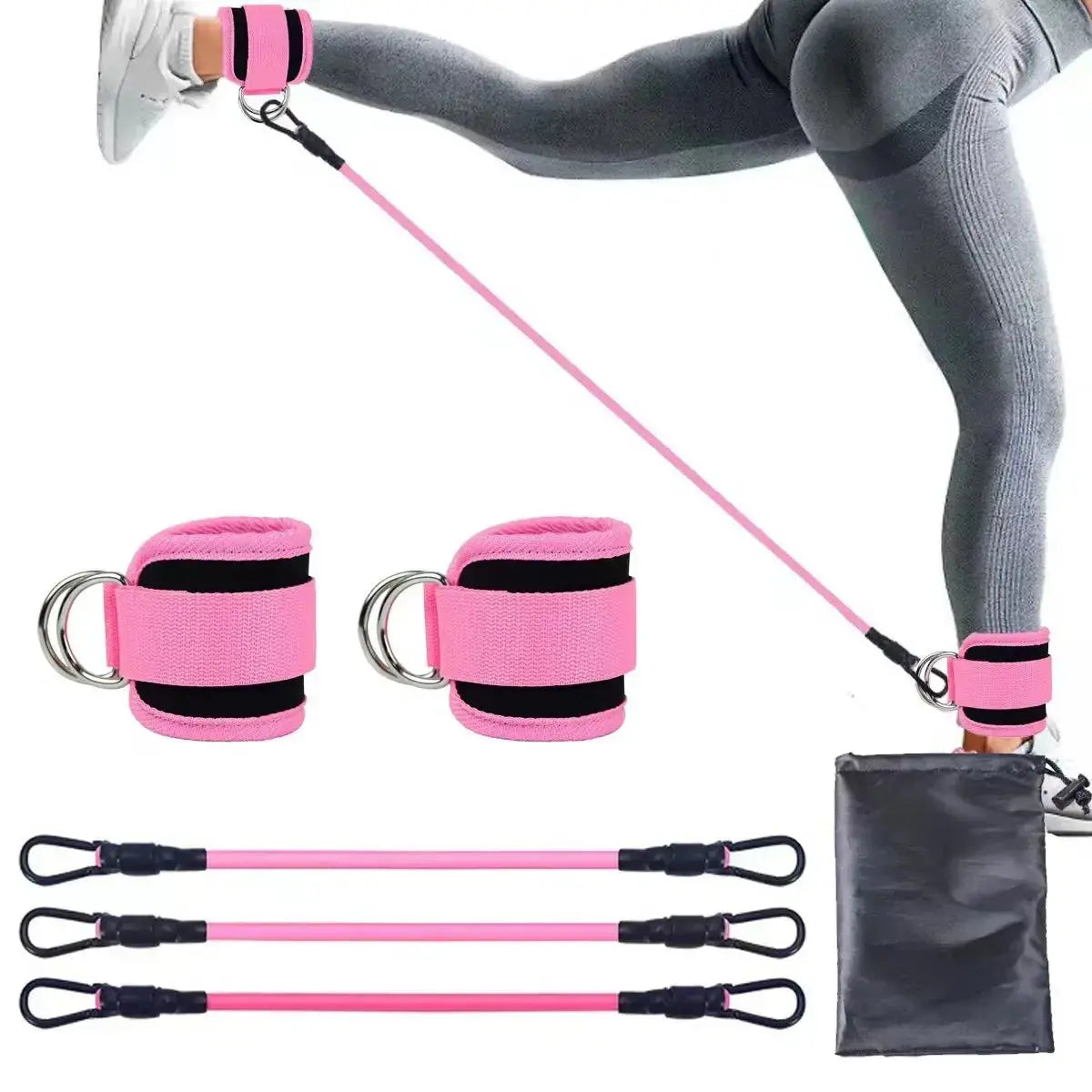 Strengthen Your Legs with Ankle Strap Resistance Bands