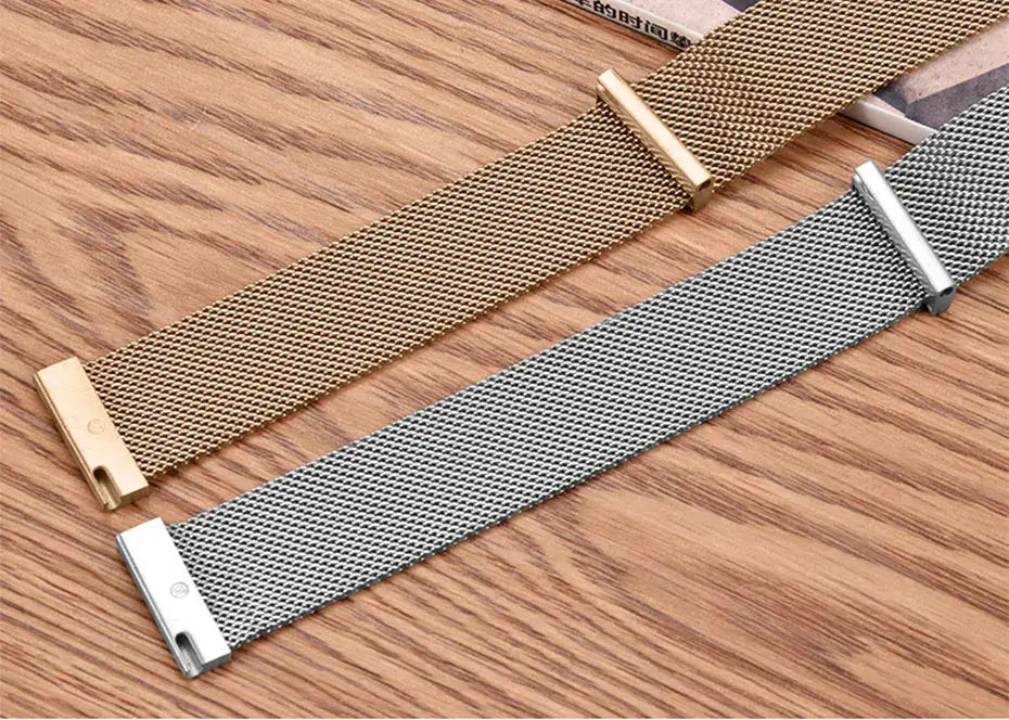 Garmin 18/20/22mm Quick Release Magnetic Stainless Steel Mesh Band