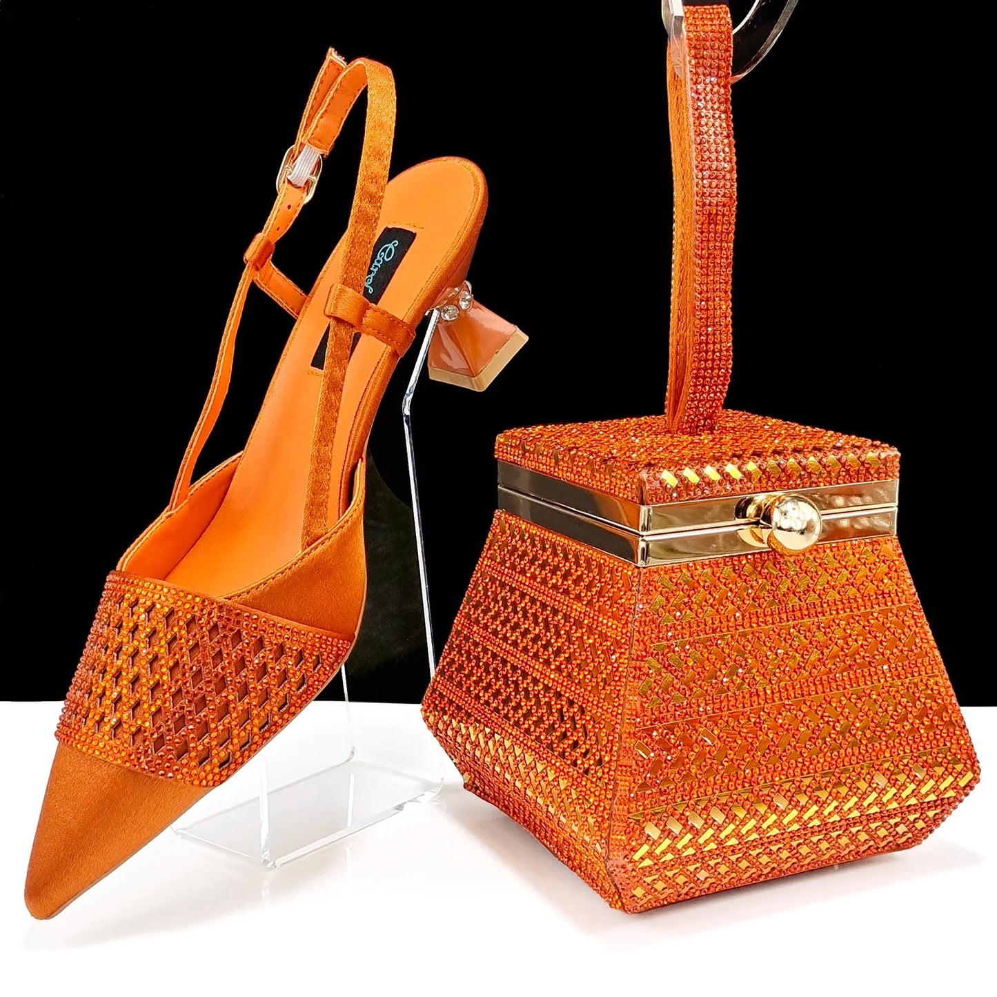 Zapatos y bolsos a juego para mujer, set HAS1-32