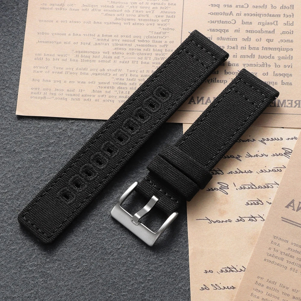 Polar Vantage, Grit X & Ignite Stitched Canvas Nylon Band
