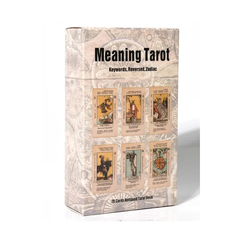 1Pcs Deck Tarot Crow tarot cards Divination English version Tarot Deck Card Oracle Card Board Game for Adult with PDF Guidance