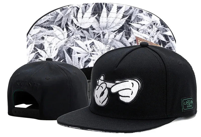 Classic Snapback Hat – Flat Bill Adjustable Baseball Cap
