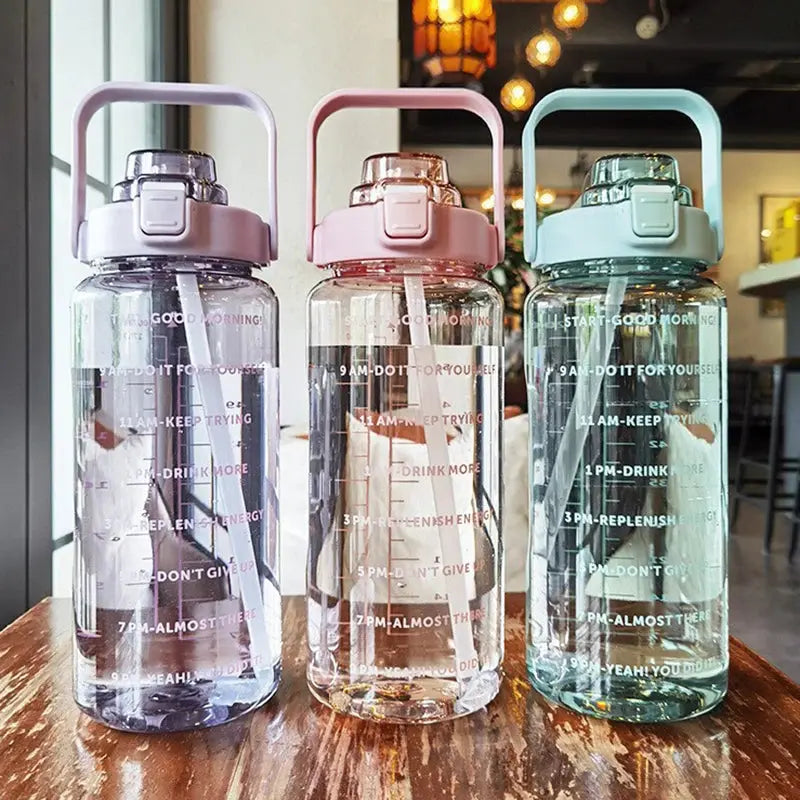 Portable Water Jug with Time Marker  Stay Motivated