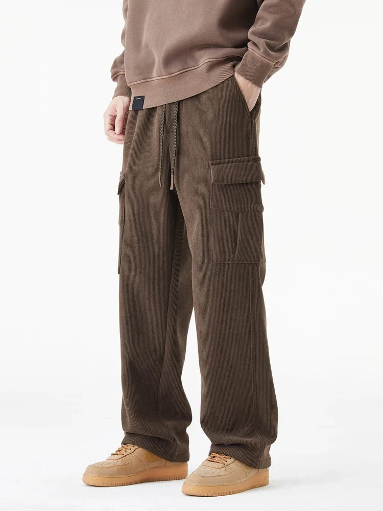 Cozy and Practical Fleece Lined Cargo Pants