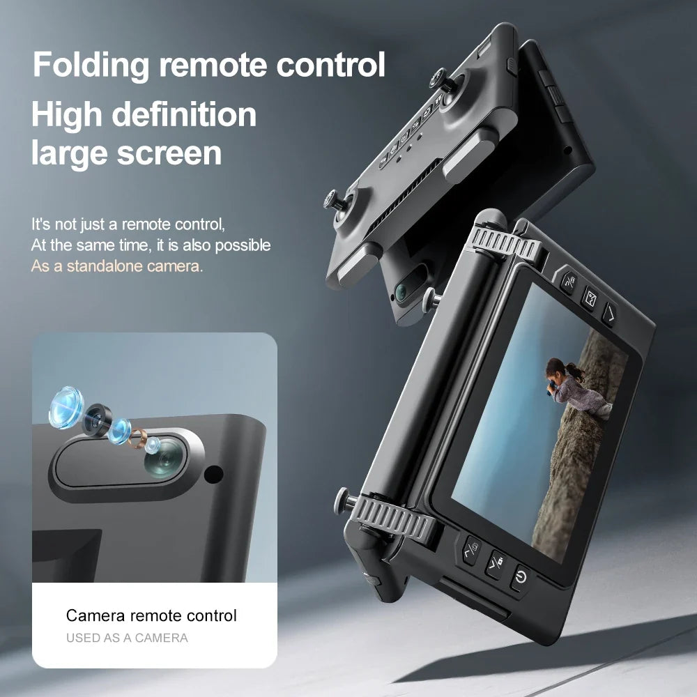 2026 New M66 Drone HD Folding Remote Control With Camera And Screen 5G FPV Camera Quadcopter Brushless Motor RC Quadcopter