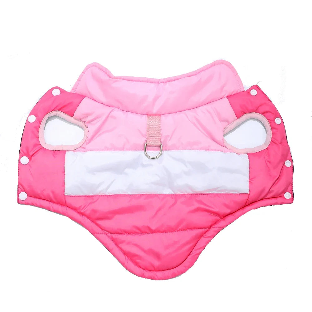 Dog Clothes For Autumn Winter Warm Pets Jacket With D-ring Outdoor Waterproof Puppy Vest Coat For Small Medium Dogs Yorkshire