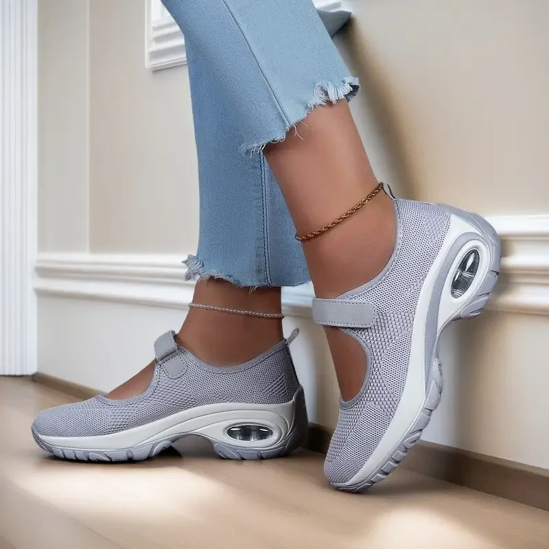 Women Casual Shoes Sandals Breathable Increase Platform Shoes Modern Non-slip Soft Light Plus Size 41 42 43 Convenient Outside
