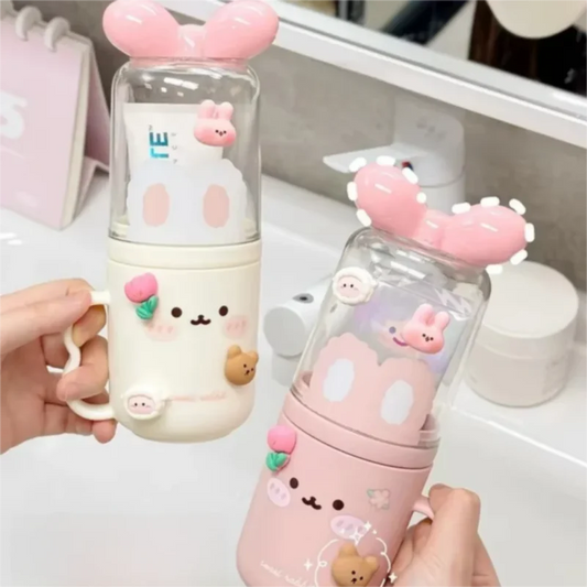Recipiente Kawaii para Cepillo de Dientes