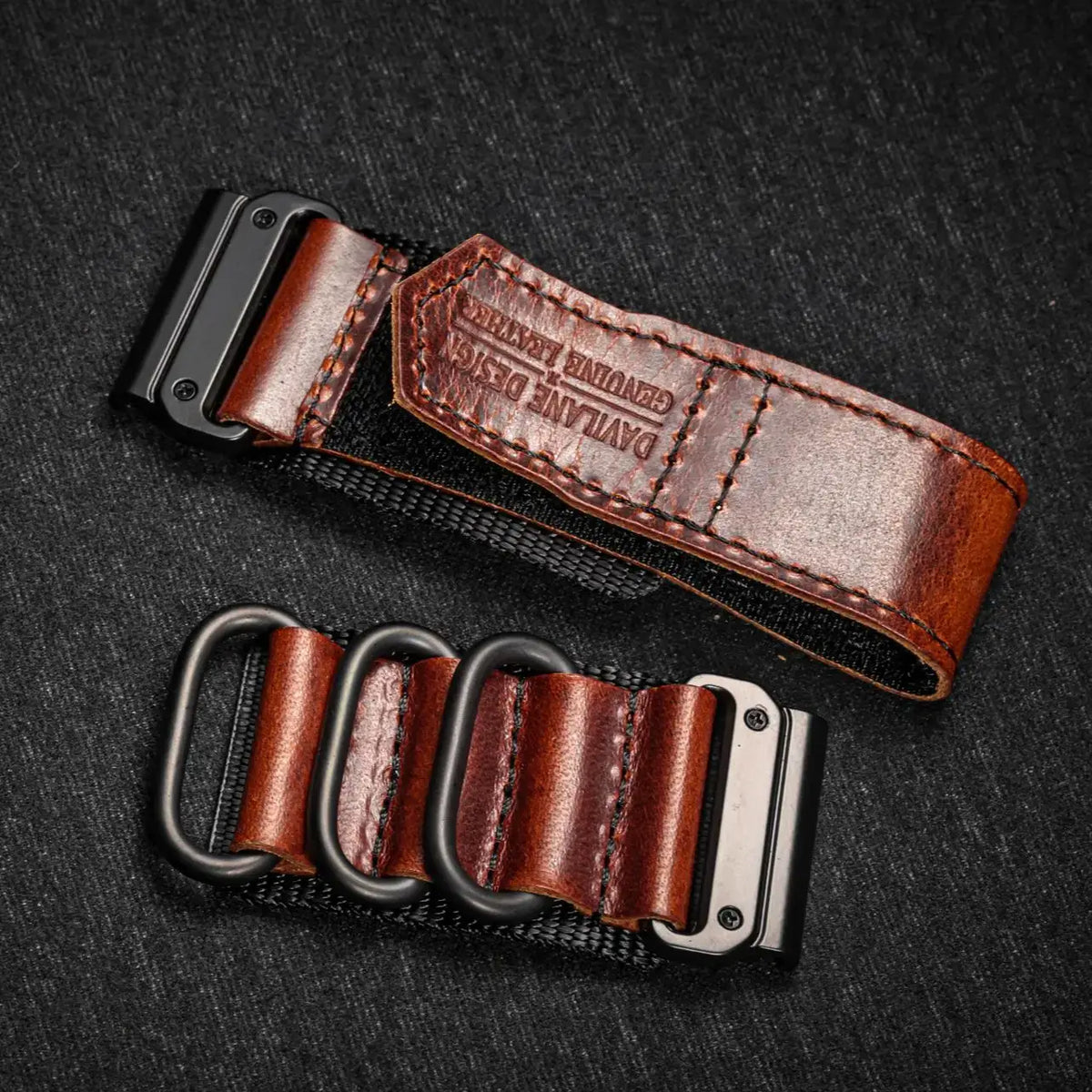 Genuine Leather Garmin Watch Strap - QuickFit Stylish Band