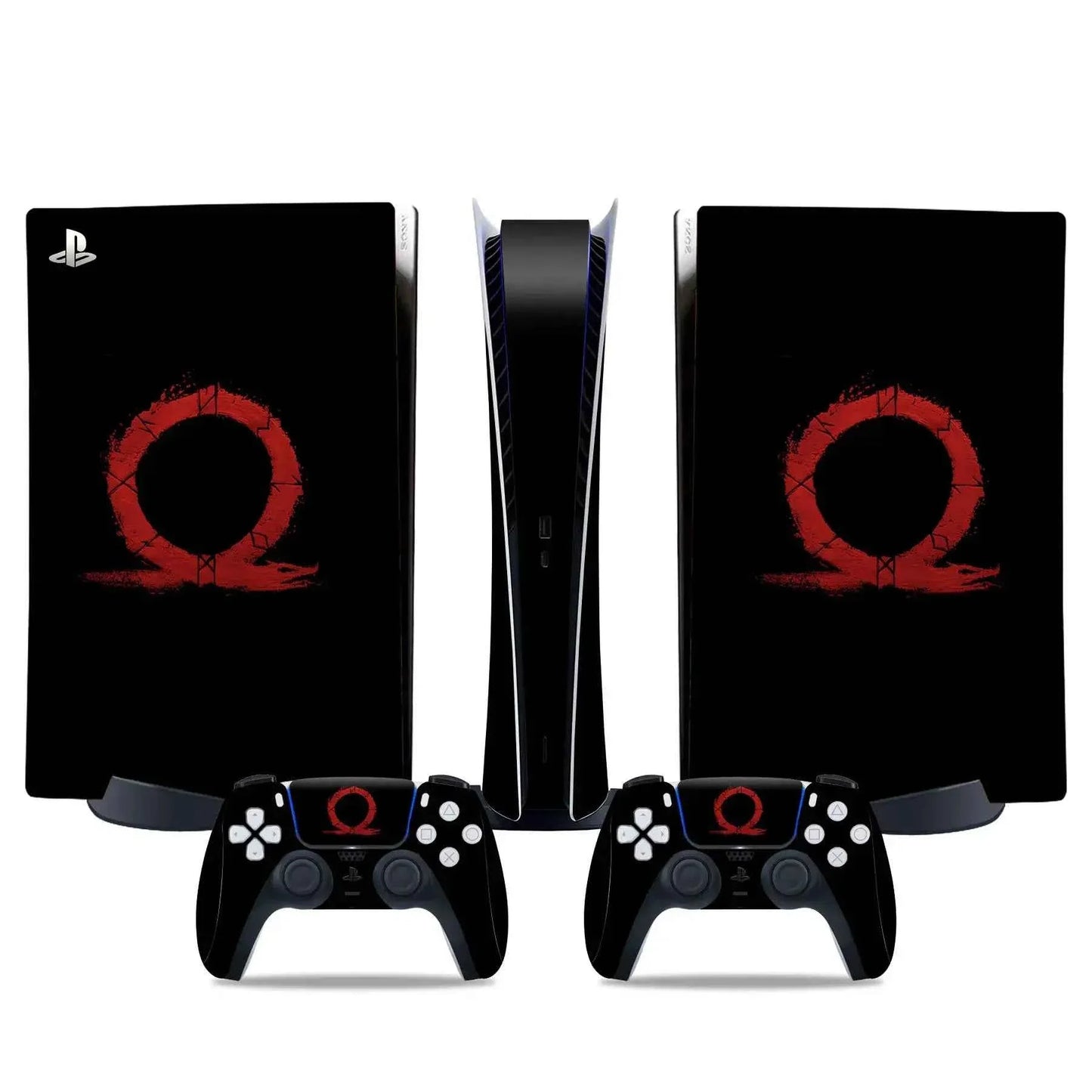 God war PS5 digital edition Skin Sticker Decal Cover for PS5 digital Console and 2 Controllers PS5 Skin Sticker
