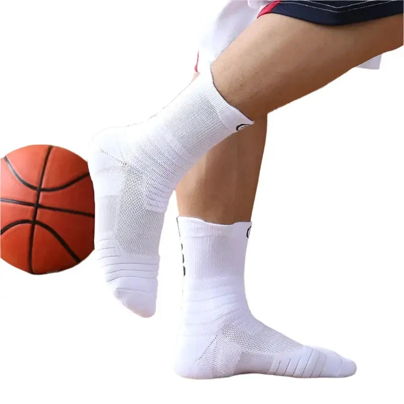 Pack of Men's High Elastic Tube Socks