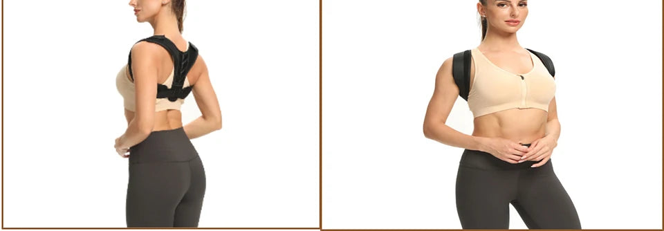 GETINFIT Adjustable Posture Corrector Back Support Lumbar Posture Orthopedic Belts Strap Brace Shoulder Spine Support Men Women