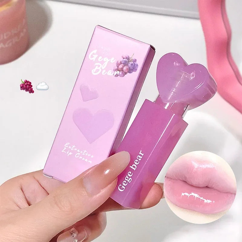 Brillo labial de gelatina con forma de corazón GEGE BEAR