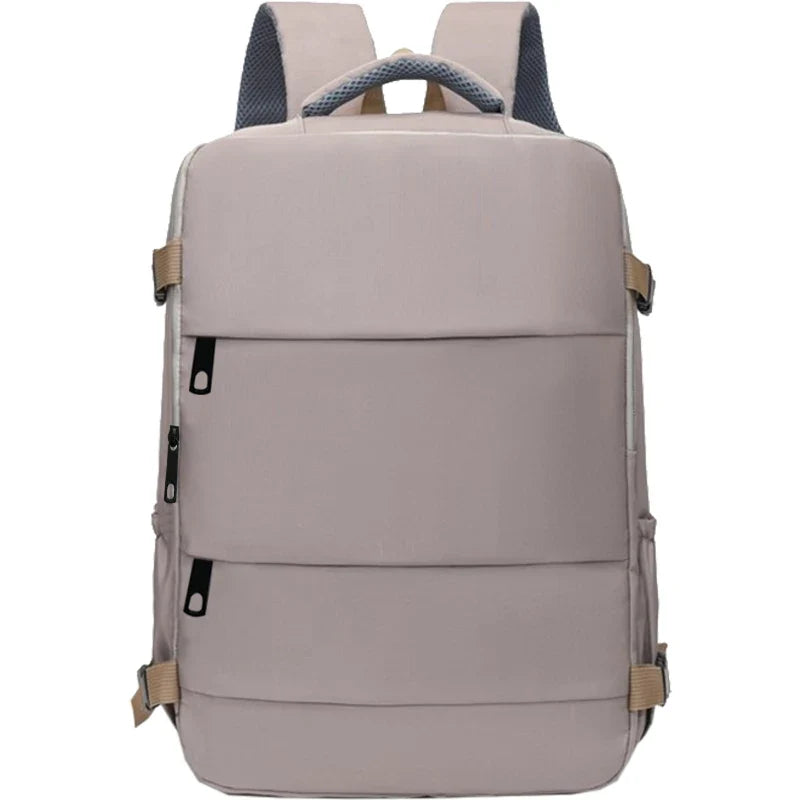 Everyday Versatile Water-resistant Laptop Backpack Trendy Unisex Design, Side Pockets for Water Bottle and Small Accessories