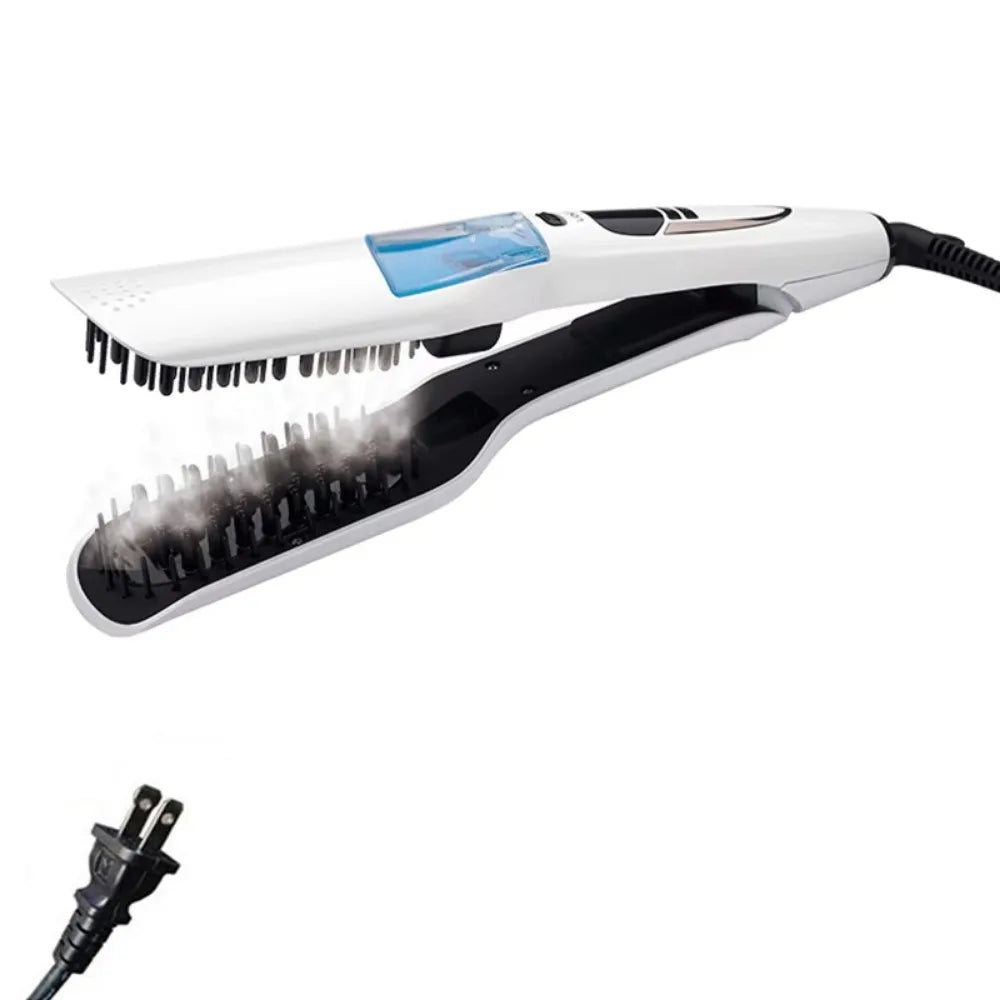 LCD Display Steam Hair Straightener PTC Heated Scalable Electric Hair Straightener Fast Heating Frizz-Free